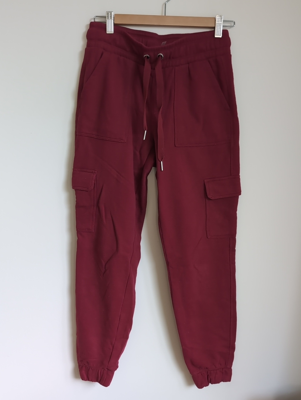 Calvin Klein Performance Women's Raspberry Red Pink Cargo Joggers